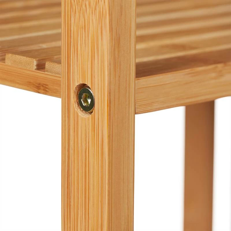 Étagère En Bambou Avec Panier à Linge 9 Étagère En Bambou Avec Panier à Linge – Image 7