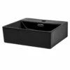 Lavabo Céramique Noir 415x360x30mm -WENKO Boutique 02f9b85c52e046f7923b786c9a0c6202