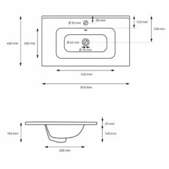 Vasque 81x16,5x46 Cm Blanc -WENKO Boutique 03ec8568433d439dbe82bdd55bf94e4d
