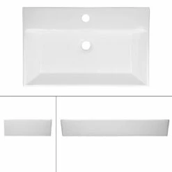 Vasque D'angle 605x365x130mm Blanc -WENKO Boutique 0d69d1814310455aa49c64d2f2a50745