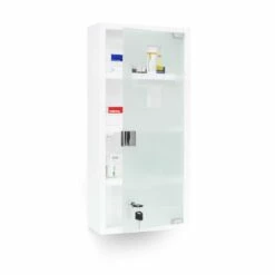 Armoire à Pharmacie Blanche Inox -WENKO Boutique 0e646660c70e471ca3b430d220b0a1e2