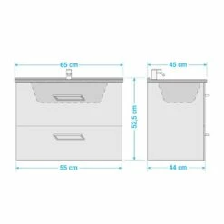Meuble Avec Vasque Basic I -WENKO Boutique 1000188776 191001 06042700002 SKETCH DETAILS P000000001000188776 sketch