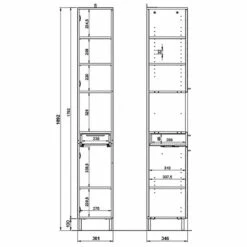 Colonne De Salle De Bain Arvada -WENKO Boutique 1000205933 200221 13364000037 SKETCH DETAILS P000000001000205933 sketch