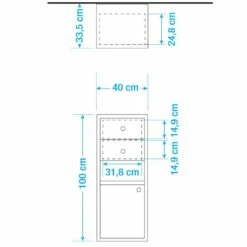 Armoire De Salle De Bain Tom Tailor II -WENKO Boutique 1000207595 200403 07552300004 SKETCH DETAILS P000000001000207595 sketch
