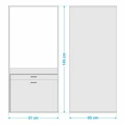 Armoire Pour Machine à Laver Kielce II -WENKO Boutique 1000244986 211118 140156000518 SKETCH DETAILS P000000001000244986 sketch