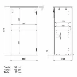 Armoire Suspendue Avino -WENKO Boutique 1000262239 210428 14103300015 SKETCH DETAILS P000000001000262239 sketch