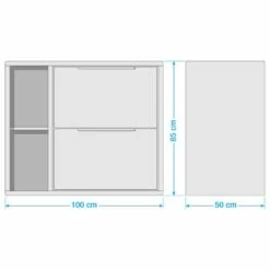 Meuble Avec Vasque TRANGLE 2 Tiroirs -WENKO Boutique 1000292025 220914 500 SKETCH DETAILS P000000001000292025 sketch