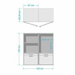 Armoire Pour Machine à Laver Kielce IX -WENKO Boutique 1000310419 211124 151159000586 SKETCH DETAILS P000000001000310419 sketch