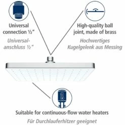 Wenko Pommeau De Douche Cleaning II 18 Wenko Pommeau De Douche Cleaning II -WENKO Boutique 1000352463 220519 032 DETAILS P000000001000352463