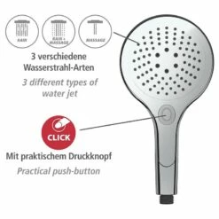 Wenko Pommeau De Douche Basic Line I -WENKO Boutique 1000352557 220519 031 DETAILS P000000001000352557