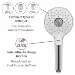 Wenko Pommeau De Douche Powerboost I -WENKO Boutique 1000352562 220519 033 DETAILS P000000001000352562