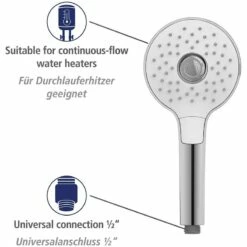 Wenko Pommeau De Douche Powerboost I -WENKO Boutique 1000352562 220519 034 DETAILS P000000001000352562
