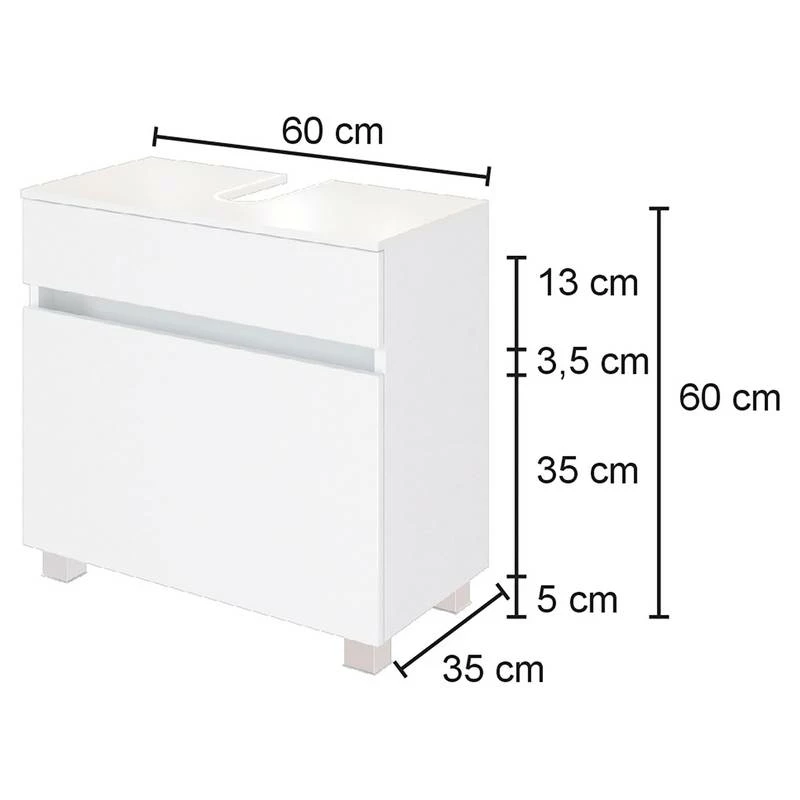 Meuble Sous Lavabo Verciano 11 Meuble Sous Lavabo Verciano – Image 9