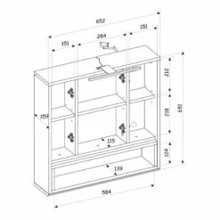 Armoire De Toilette Ariana 19 Armoire De Toilette Ariana -WENKO Boutique 1000378166 230322 500 SKETCH DETAILS P000000001000378166 sketch