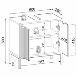 Meuble Sous Lavabo Linkuva -WENKO Boutique 1000392944 230830 500 SKETCH DETAILS P000000001000392944 sketch