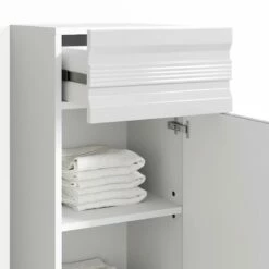 Chiffonnier Freddy Blanc Brillant -WENKO Boutique 1114bb7ef856438d98ebe464164c30ad