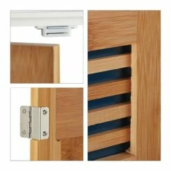 Meuble Dessous De Lavabo Portes Bambou -WENKO Boutique 2488d27b47ef44aaa783c81c59c58c88