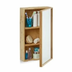 Armoire De Salle De Bain Miroir Bambou -WENKO Boutique 25103cfc952f4ba699f78be000600ef2