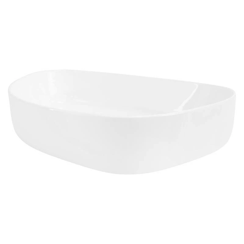 Lavabo Ovale 55x42x14cm Blanc Céramique 3 Lavabo Ovale 55x42x14cm Blanc Céramique