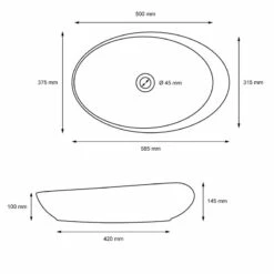 Vasque Forme Ovale 585x375x145 Mm Blanc 13 Vasque Forme Ovale 585x375x145 Mm Blanc -WENKO Boutique 4127d48b68404c15a471e7f3c7c52881