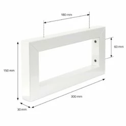 Console Murale 300x150x30mm Blanc -WENKO Boutique 49d1d4dd45c24339a5e98897a18220df