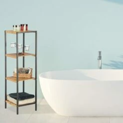 Étagère En Bambou Universelle Sur Pieds -WENKO Boutique 4c8951d90a354c9ebe7fcd24998bf583