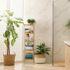 Étagère Salle De Bain Bambou 5 Niveaux -WENKO Boutique 5192f640012e43abbce340937654df1c