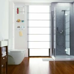 Étagère Douche Suspendue Bambou Blanc -WENKO Boutique 53c8f4f7bd20421d80a623be5e2d389d