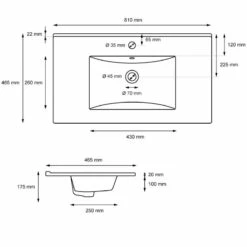 Vasque Rectangulaire 810x465x175mm Ws 13 Vasque Rectangulaire 810x465x175mm Ws -WENKO Boutique 59df6603722844c5a7c72b9d1620a3d9 1