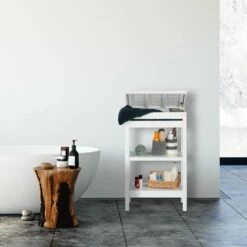 Étagère De Salle De Bains Bambou Blanc 13 Étagère De Salle De Bains Bambou Blanc -WENKO Boutique 629121b3221c491182320002e8ea87c5