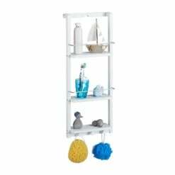 Étagère Douche Suspendue Bambou Blanc -WENKO Boutique 6ecdade1330149218edd6f85e0fb8784