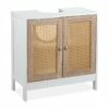 Meuble Sous Lavabo Portes Effet Rotin -WENKO Boutique 7422abca063e4ea3bcae3ede40d16c4f