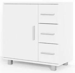 Meuble Sous-lavabo Ilias 60cm Blanc