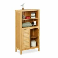 Armoire De Salle De Bain LAMELL Bambou -WENKO Boutique 81a64421e79d48e39c46a64ba786c677