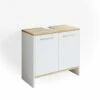 Meuble Sous-lavabo Elvio Blanc/sonoma -WENKO Boutique 855a8fbae84d4f8184b832ff707b6af7