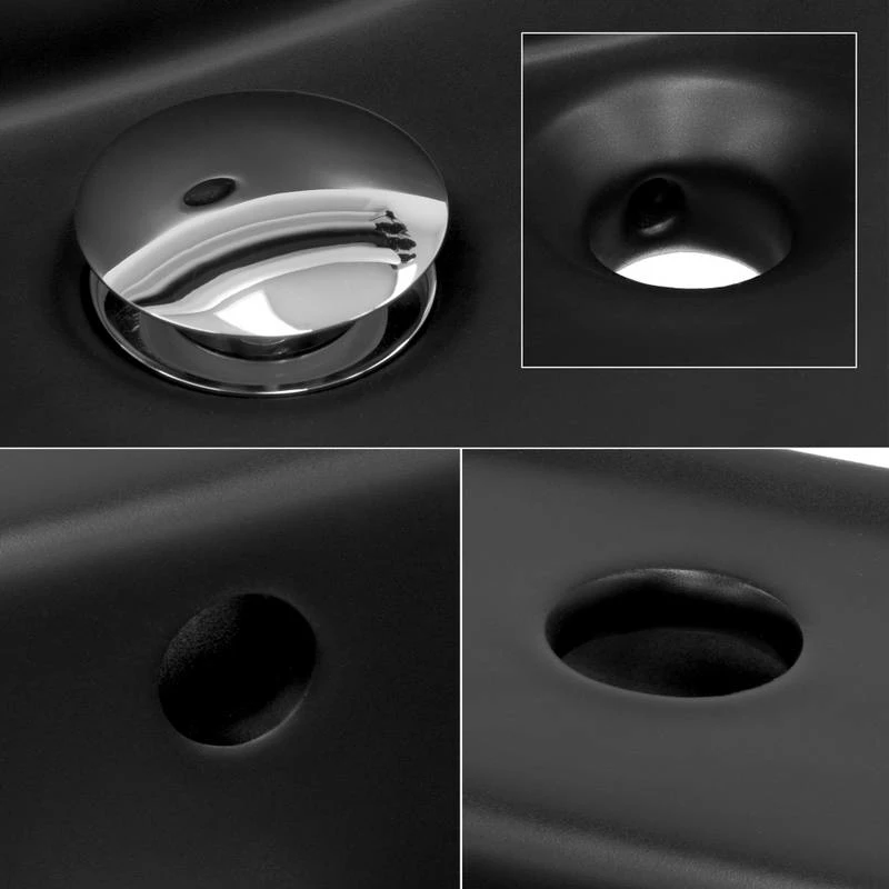 Vasque 71x18x47cm Noir 7 Vasque 71x18x47cm Noir – Image 5