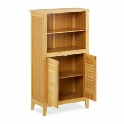 Armoire De Salle De Bain LAMELL Bambou -WENKO Boutique 8e3c3c8c305b4bd5bd1912fb5423fc60