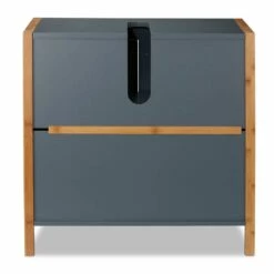 Placard Dessous De Lavabo Bambou Gris 17 Placard Dessous De Lavabo Bambou Gris -WENKO Boutique 90a83a56bf044b11a230eaae214ea8f6