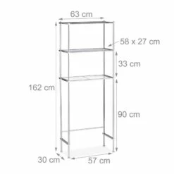 Etagère Pour Machine à Laver à 3 étages -WENKO Boutique 98d1633ce824457386a2d370c9f01320