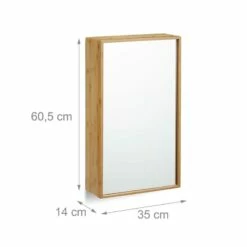 Armoire De Salle De Bain Miroir Bambou -WENKO Boutique 9d064fefb1dd4defad877532f4e5aa6b