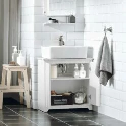 Meuble Sous Lavabo BZR108-W -WENKO Boutique a56b30d34ef24421aec1581aef35d150