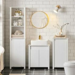Meuble Bas De Salle De Bain BZR100-W 11 Meuble Bas De Salle De Bain BZR100-W -WENKO Boutique a7d7d6efee78416aa75b5f9b9f9ad5f9
