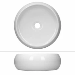 Vasque Ronde Ø 400x350 Mm, Blanc -WENKO Boutique af9e463c0e844f23b9b37a8d741cc4ab