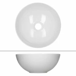 Vasque Ronde Ø 320x135 Mm Blanc -WENKO Boutique b07239b039d9419189381ce9617dbf71