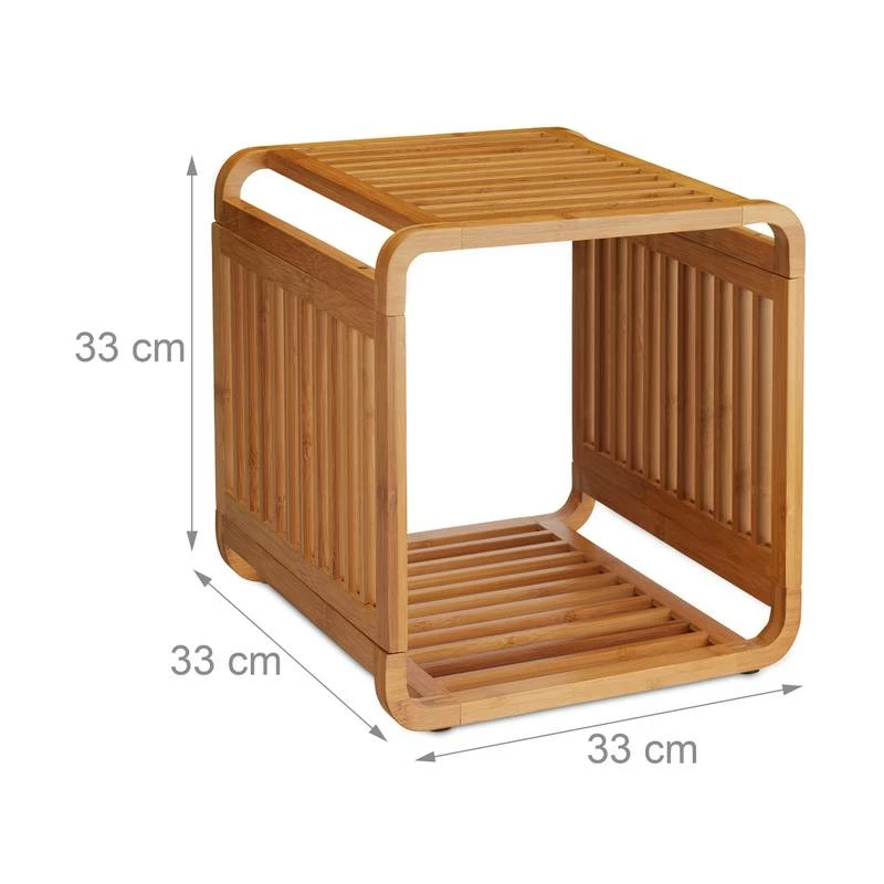 Etagère En Bambou Avec étages 6 Etagère En Bambou Avec étages – Image 4