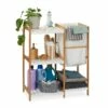 Étagère à 4 Niveaux Avec Panier à Linge 1 Étagère à 4 Niveaux Avec Panier à Linge -WENKO Boutique c052806b634c46b8a0f0129a7ee46233