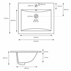 Vasque Rectangulaire 545x16x415 Cm Blanc 13 Vasque Rectangulaire 545x16x415 Cm Blanc -WENKO Boutique c924c8315a8745a1b5431017df4eeb16