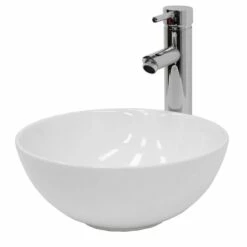 Vasque Ronde Ø 320x135 Mm Blanc