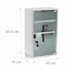 Armoire à Pharmacie EMERGENCY Acier Inox -WENKO Boutique d008e420230d4fbab9529e6802c48ac5