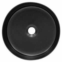 Lavabo Ronde Avec Trop-plein Noir -WENKO Boutique d4e75b34c6c5414096db7be4438ce649